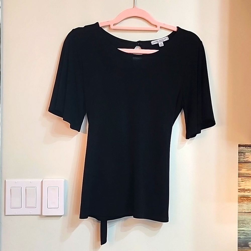Green Envelope Tie Back Women's Blouse